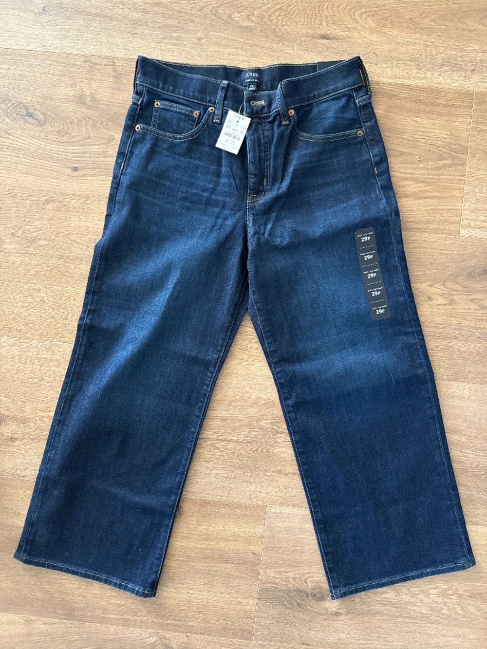 J Crew Denim Wide Leg Crop